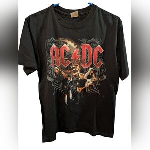 AC/DC Black Graphic T-Shirt 2009
